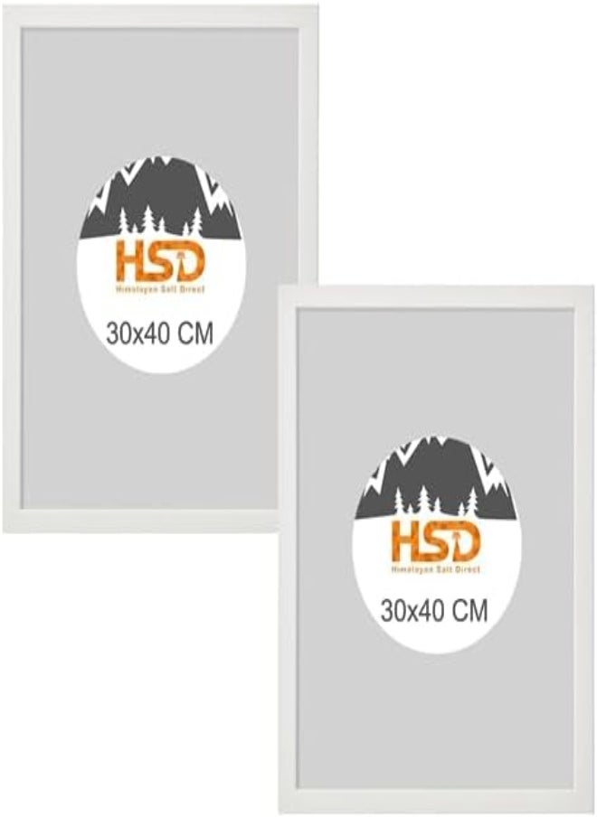AKDC - Ikea Fiskbo White 30X40Cm Photo Frame - Set Of 2 - Image 1