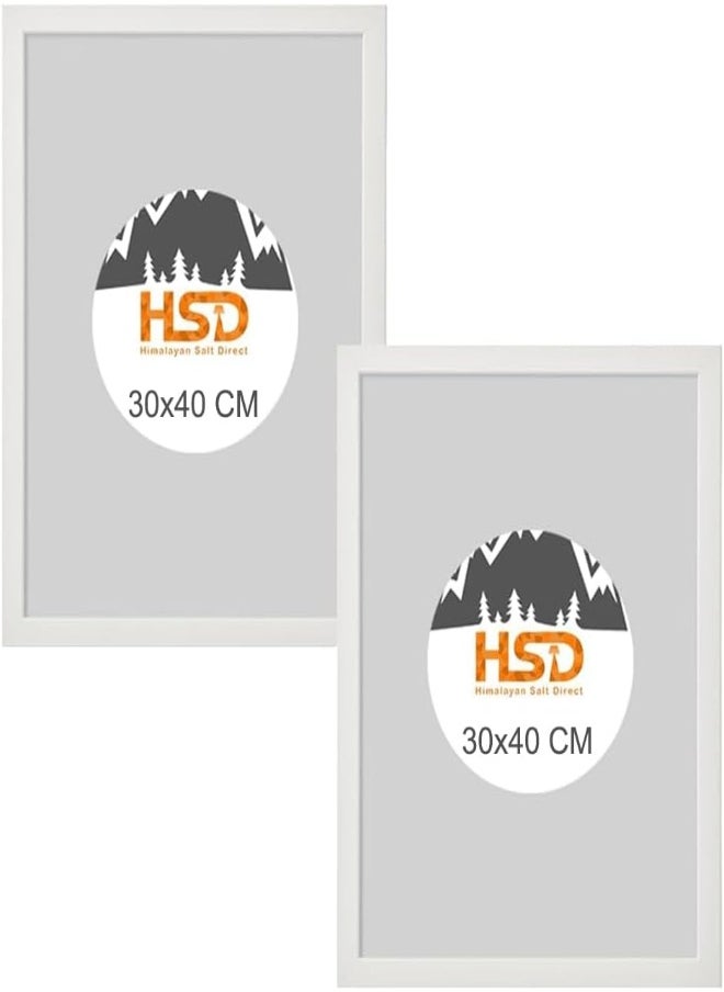 AKDC - Ikea Fiskbo White 30X40Cm Photo Frame - Set Of 2 - Image 1
