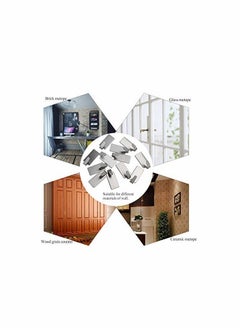 Y&D 12 Pack Self Adhesive Hooks, MAKINGTEC Stainless Steel Sticky Wall Hanger, Waterproof, Heavy Duty, Rust-Proof for Kitchen Bathroom Bedroom  - Image 4