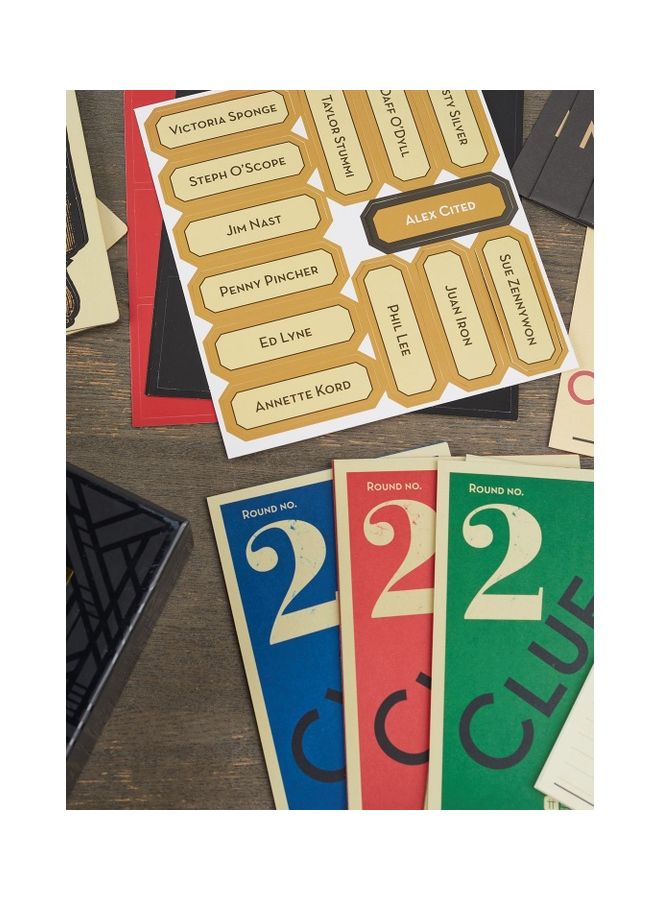 Talking Tables Reusable Murder Mystery Dinner Party Game Kit 1920s Theatre Themed Host Your Own Games Night at Halloween 3 Alternative Endings Christmas Gift - Image 4