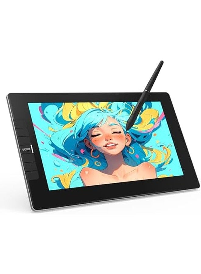 Veikk VK1200 Drawing Tablet with Screen | 11.6” Full-Laminated Graphics Display, 6 Shortcut Keys, 8192 Pressure Levels Battery-Free Stylus | 120% sRGB - Image 1