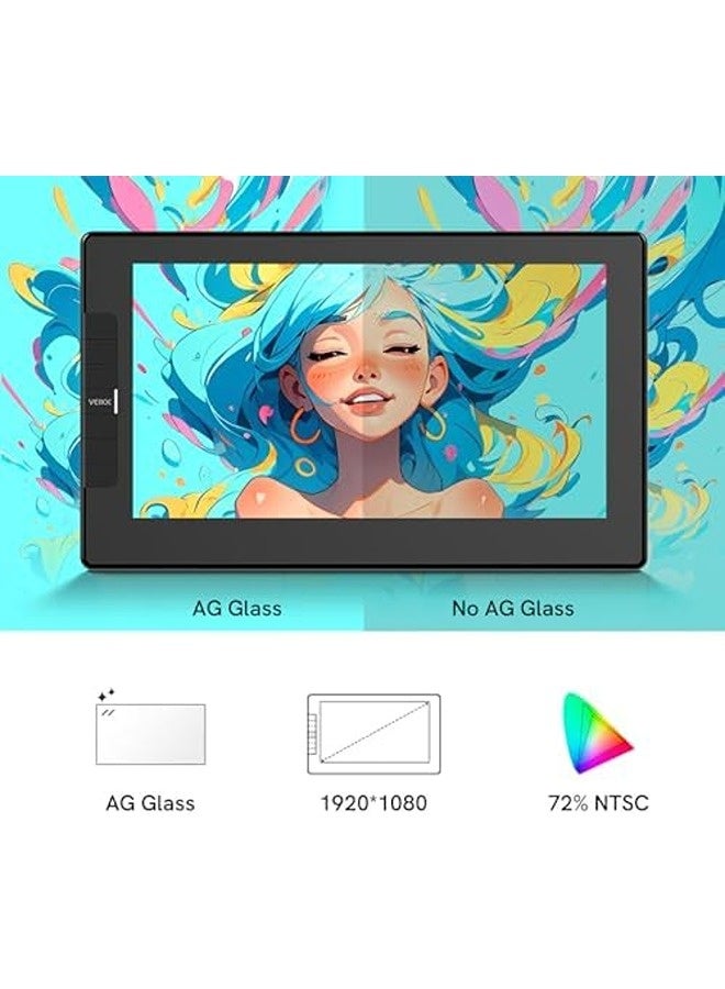 Veikk VK1200 Drawing Tablet with Screen | 11.6” Full-Laminated Graphics Display, 6 Shortcut Keys, 8192 Pressure Levels Battery-Free Stylus | 120% sRGB - Image 4