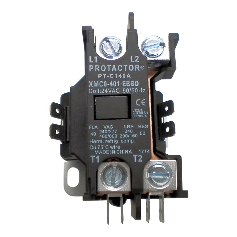 Protactor 1 Pole 40 AMP Heavy Duty AC Contactor Replaces Virtually All Residential 1 Pole Models - Image 2