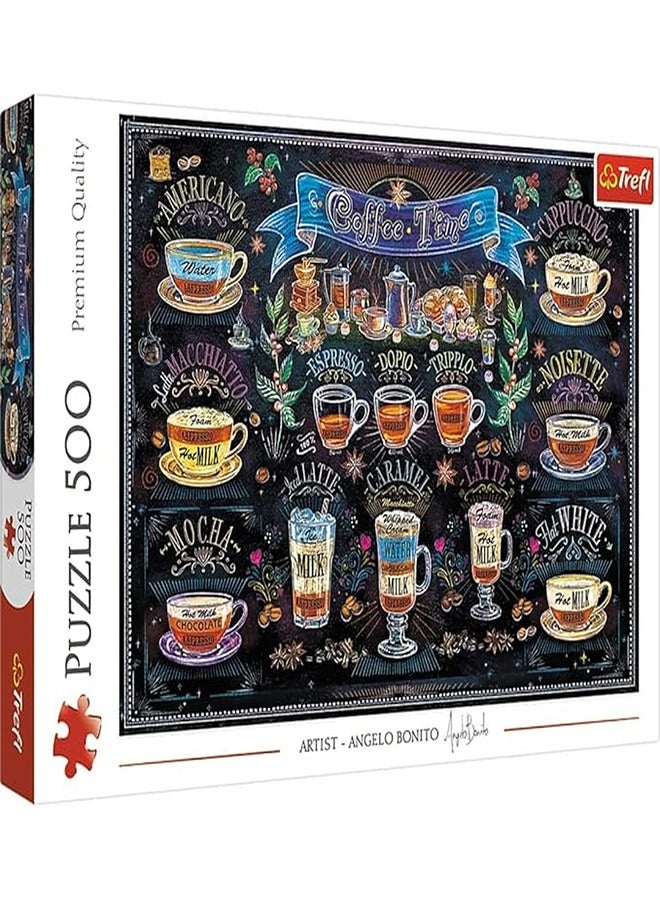 TREFL -  Coffee Time – 500 Piece Puzzle  - 37449 - Image 1