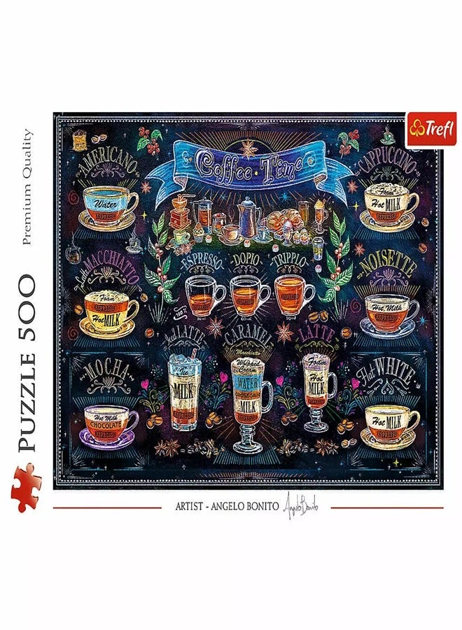 TREFL -  Coffee Time – 500 Piece Puzzle  - 37449 - Image 2