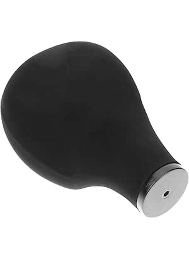 Black Cotton Mannequin Head for Wig Display Salon Styling Hat Jewelry Organizer - Image 1