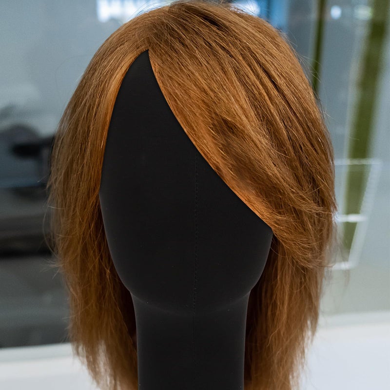 Black Cotton Mannequin Head for Wig Display Salon Styling Hat Jewelry Organizer - Image 4