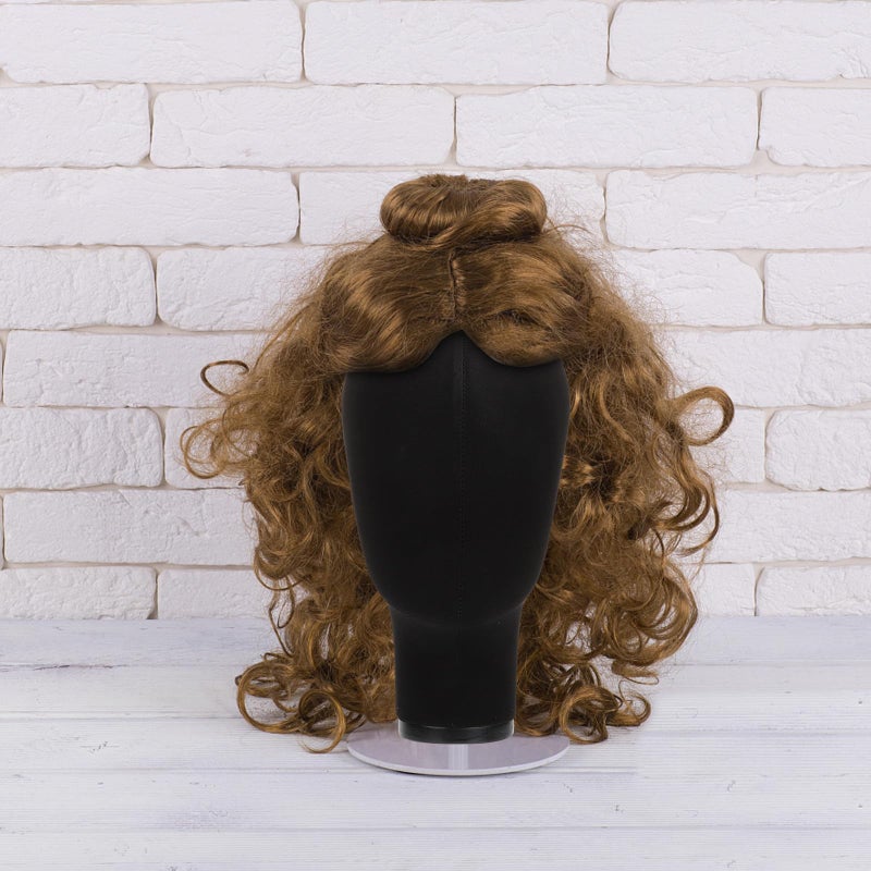 Black Cotton Mannequin Head for Wig Display Salon Styling Hat Jewelry Organizer - Image 5