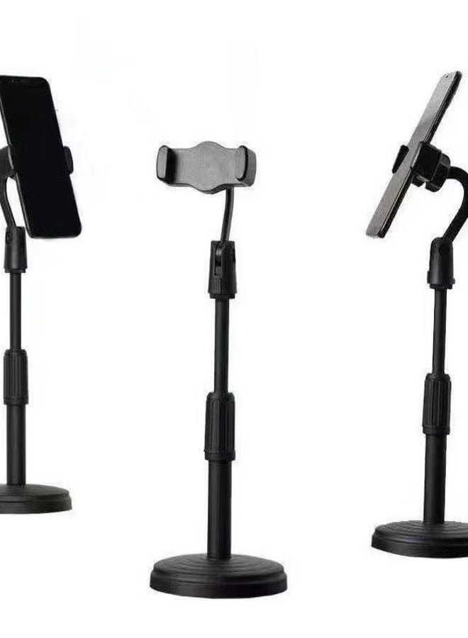 ELTRAZONE 360° Adjustable Vocal Microphone Stand for All Smartphones – Universal Smartphone Holder with Flexible Gooseneck, Rotatable Bracket for Optimal Angles, Sturdy Design for Recording, Streaming, and Video Calls – Black - Image 2
