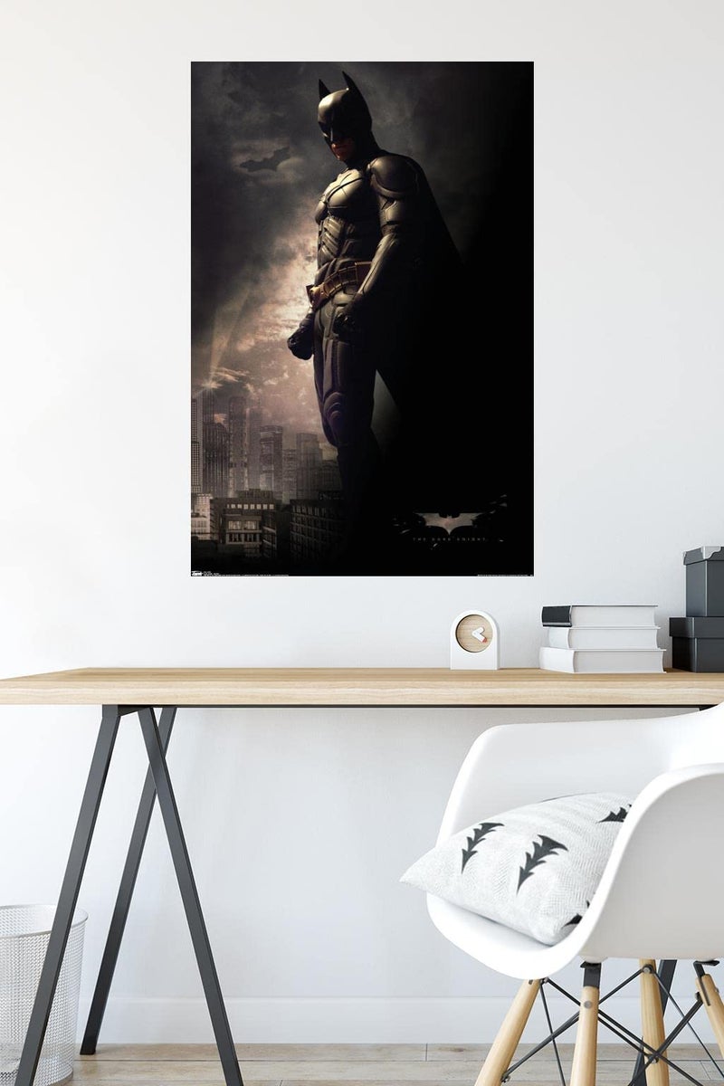 Trends International DC Comics Movie - The Dark Knight - Batman in the Shadows Wall Poster, 22.375" x 34", Premium Unframed Version - Image 4