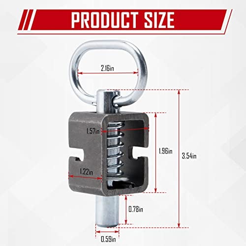 SPARKWHIZ Spring Latch Lock, Weld-On Spring Latch Assembly, Trailer Gate Latch, Pack of 4 (Universal) - Image 4