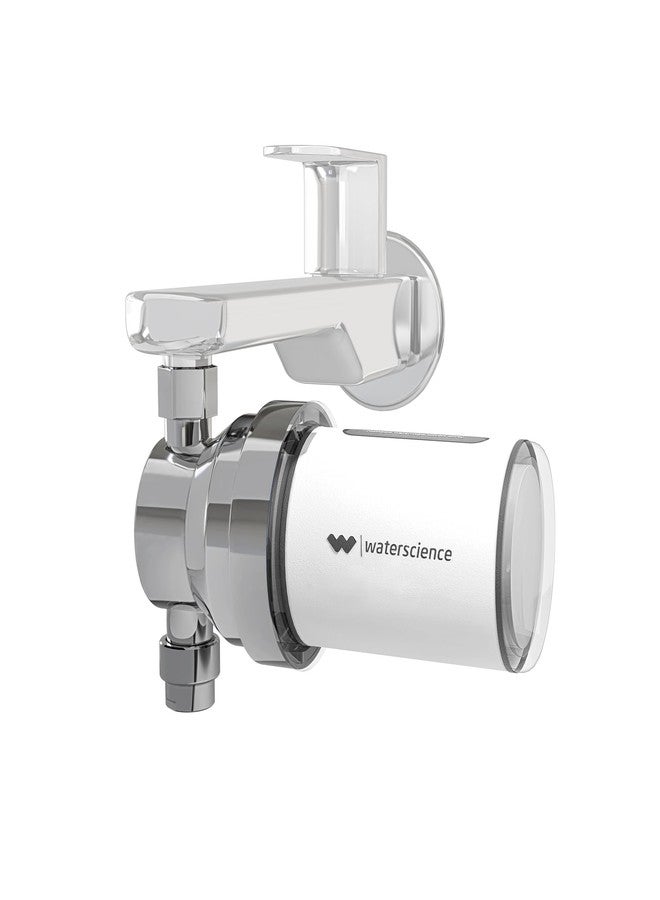 WaterScience VERSA Shower and Tap Filter for Hard Water | Hard Water Softener for Shower | Tap Filter for Hard Water | Water Softener for Tap - VERSA-STF-1025 - Image 1
