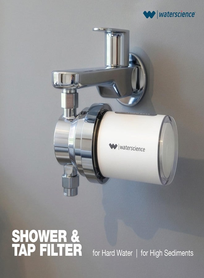 WaterScience VERSA Shower and Tap Filter for Hard Water | Hard Water Softener for Shower | Tap Filter for Hard Water | Water Softener for Tap - VERSA-STF-1025 - Image 2
