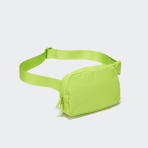 Pander Two Way Zipper Fanny Pack Nylon Everywhere Belt Bag for Women, Water Repellent Waist Packs, Crossbody Bags with Adjustable Strap(Grape Green). - Image 4