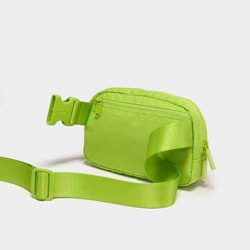 Pander Two Way Zipper Fanny Pack Nylon Everywhere Belt Bag for Women, Water Repellent Waist Packs, Crossbody Bags with Adjustable Strap(Grape Green). - Image 3