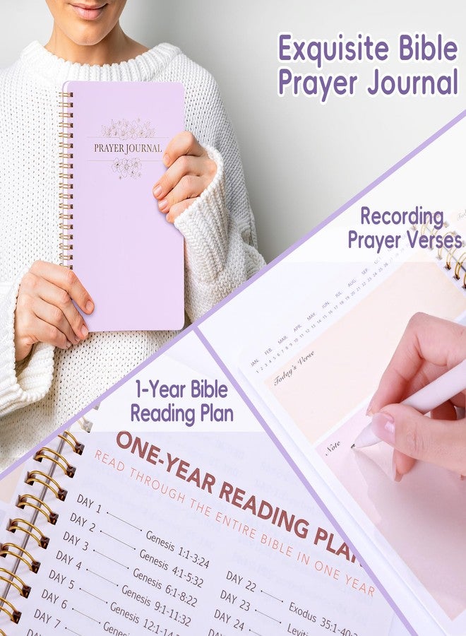 XKDOUS 40 Bible Study Kit, Journaling Supplies for Women with Case, Purple - Image 3