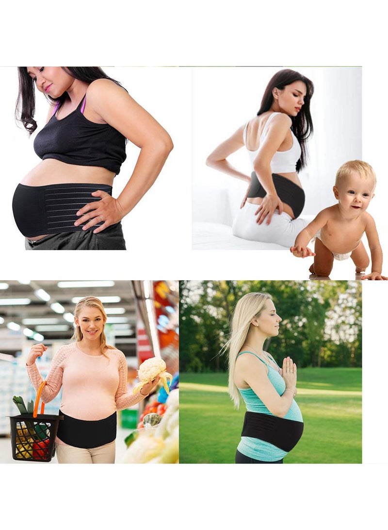 SYOSI Maternity Belt Pregnancy Support Belt Bump Band Abdominal Support Belt Belly Back Bump Brace Strap-Relieve Lower Back, Pelvic and Hip Pain for Women Pregnancy Breathable Adjustable Belt - Image 5