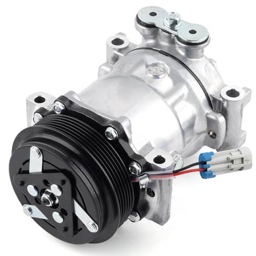 Farrme A/C Compressor Fit for Chevrolet K1500 K2500 K3500 P30, for GMC C1500 C2500 C3500, for Silverado Suburban Tahoe Yukon 1996-1999 CO20151C Automotive Replacement AC Compressor with Clutch 1136557 - Image 1