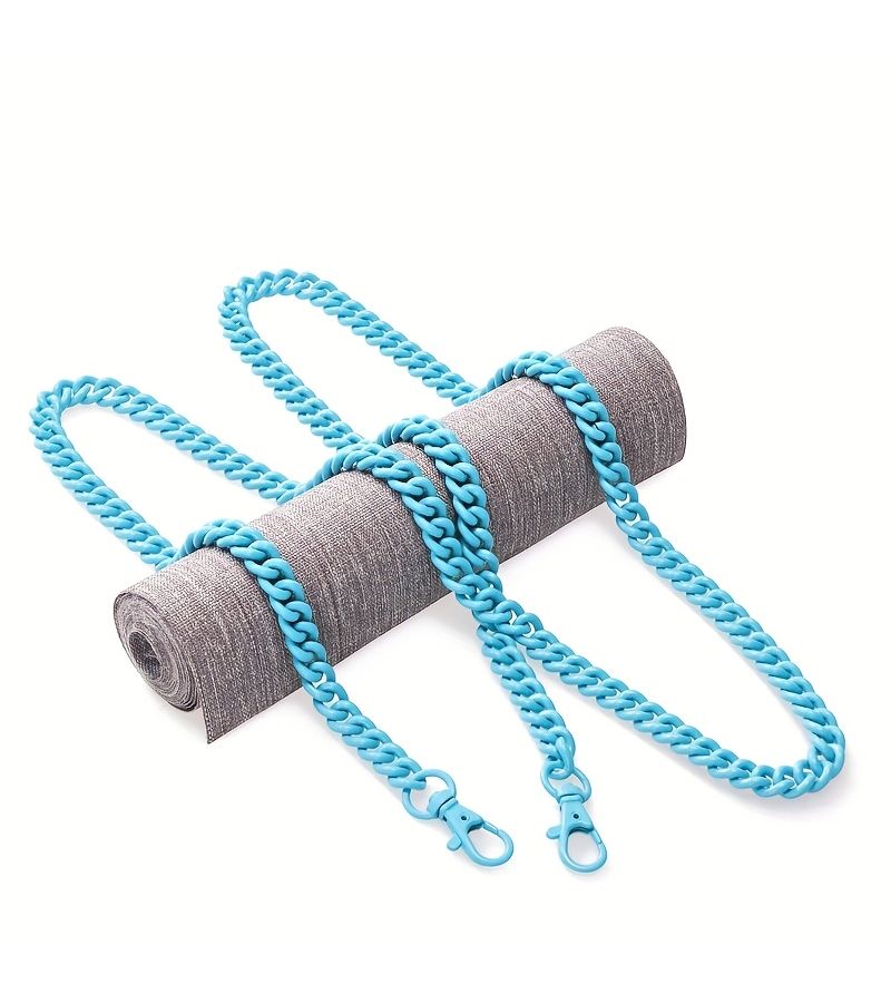 Green 60cm Aluminum Chain Strap with Zinc Alloy Dog Buckle for Handbags Crossbody Bags Durable Fashionable DIY Accessory - Image 5