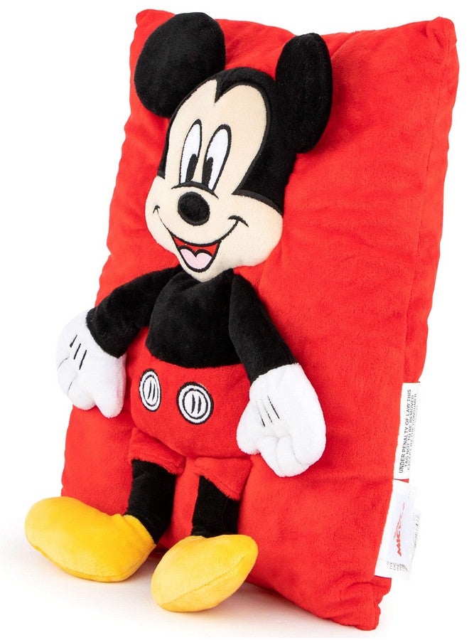 Jay Franco Jay Franco Disney Mickey Mouse 3D Snuggle Pillow - Super Soft - Measures 15 Inches (Official Disney Product)  - Image 4