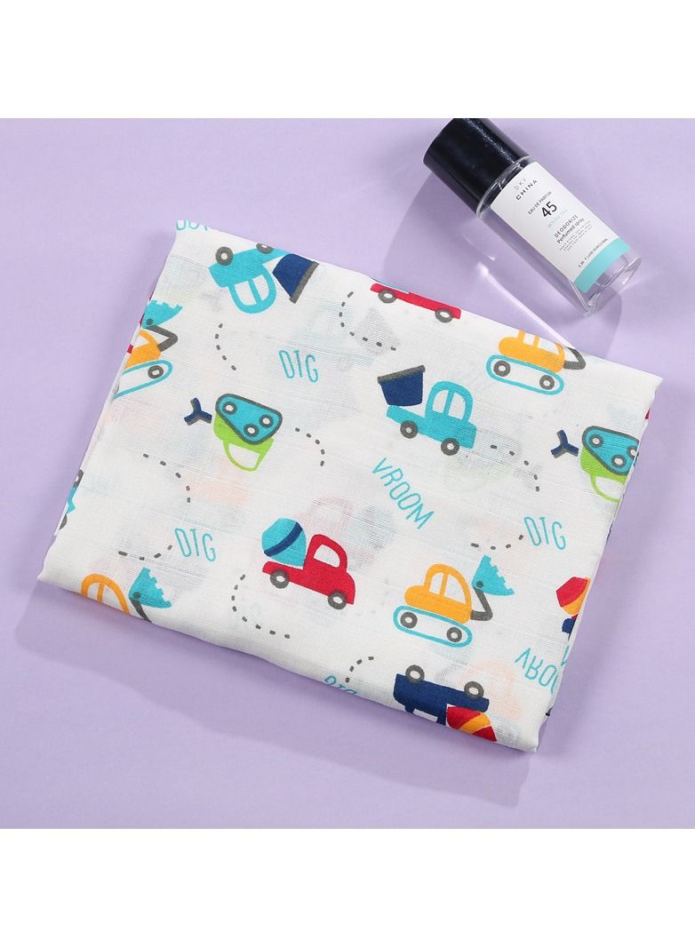 Pure Cotton Cartoon Printed Bath Towels