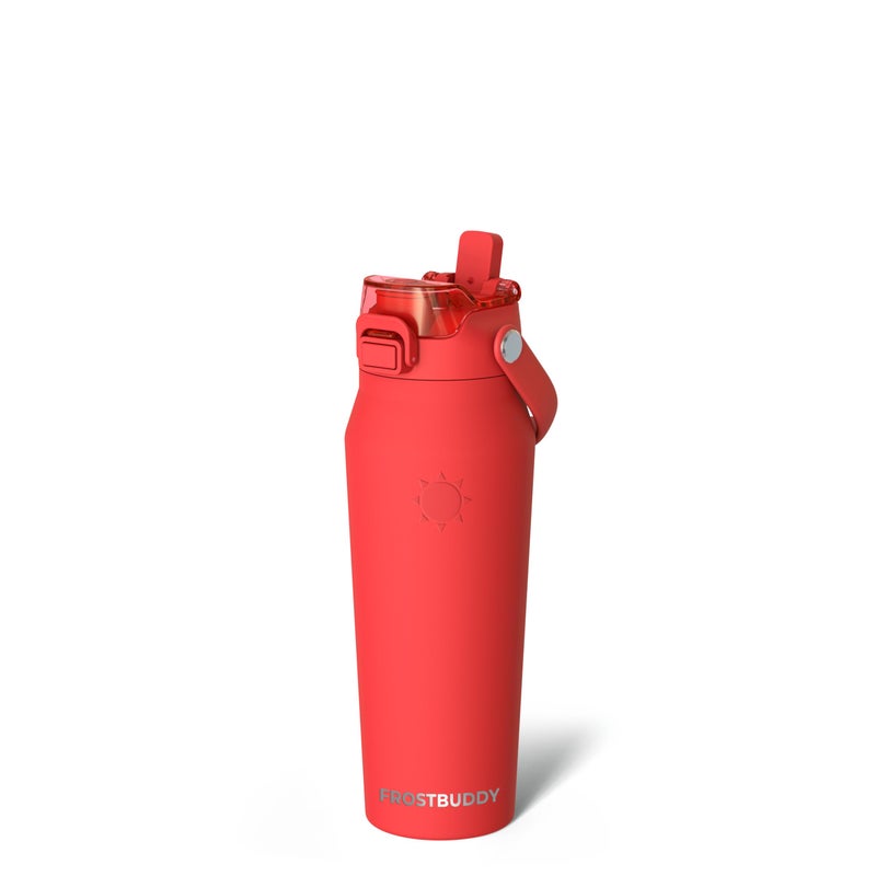 Frost Buddy 24oz Insulated Water Bottle with Straw & Chug Lid | Leak-Proof Stainless Steel | 24-Hours Cold | Sweat-Proof, Cup Holder Friendly | Ideal for Gym, Travel, Sports & Everyday Hydration - Image 1