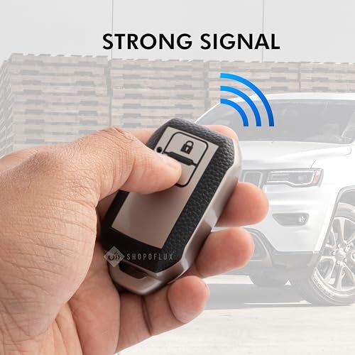 SHOPOFLUX Leather TPU Key Cover Compatible with Baleno, Grand Vitara, XL6, Swift, Brezza, Celerio, eVitara, Ertiga, Dzire, Fronx, Urban Cruiser, Rumion, Glanza, Hyryder,Victoris (Black) (Silver) - Image 3