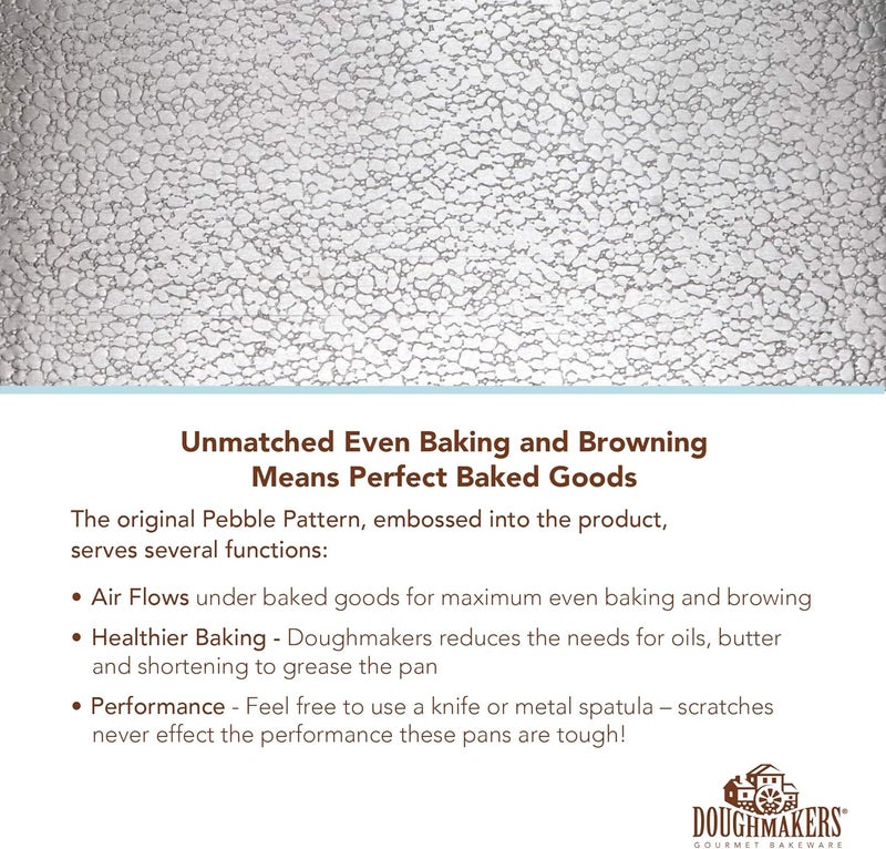 Doughmakers 9" x 13" Cake Commercial Grade Aluminum Bake Pan - Image 3