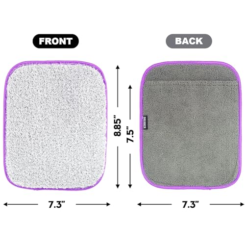 DREAMZA Bowling Towel Shammy Pad, Wearable Bowling Ball Towel Glove, Dual-Sided Microfiber Bowling Rag for Easy, Gentle, Deep Cleaning - Bowling Accessories for Men Women - Image 2