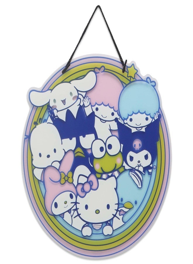 Open Road Brands Hello Kitty and Friends Round Hanging Acrylic Wall Decor - Image 3