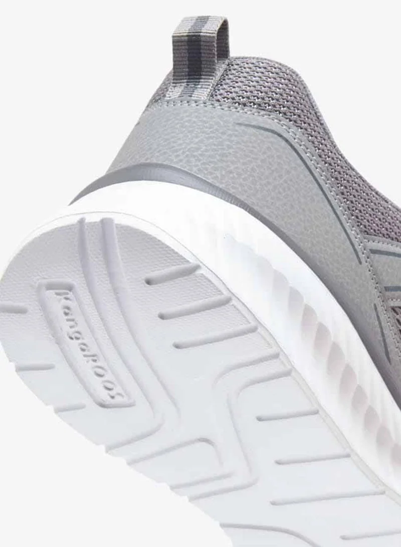 kangaROOS GREY Men's Logo Detail Sports Shoes with Lace-Up Closure for Men | Best Price UAE