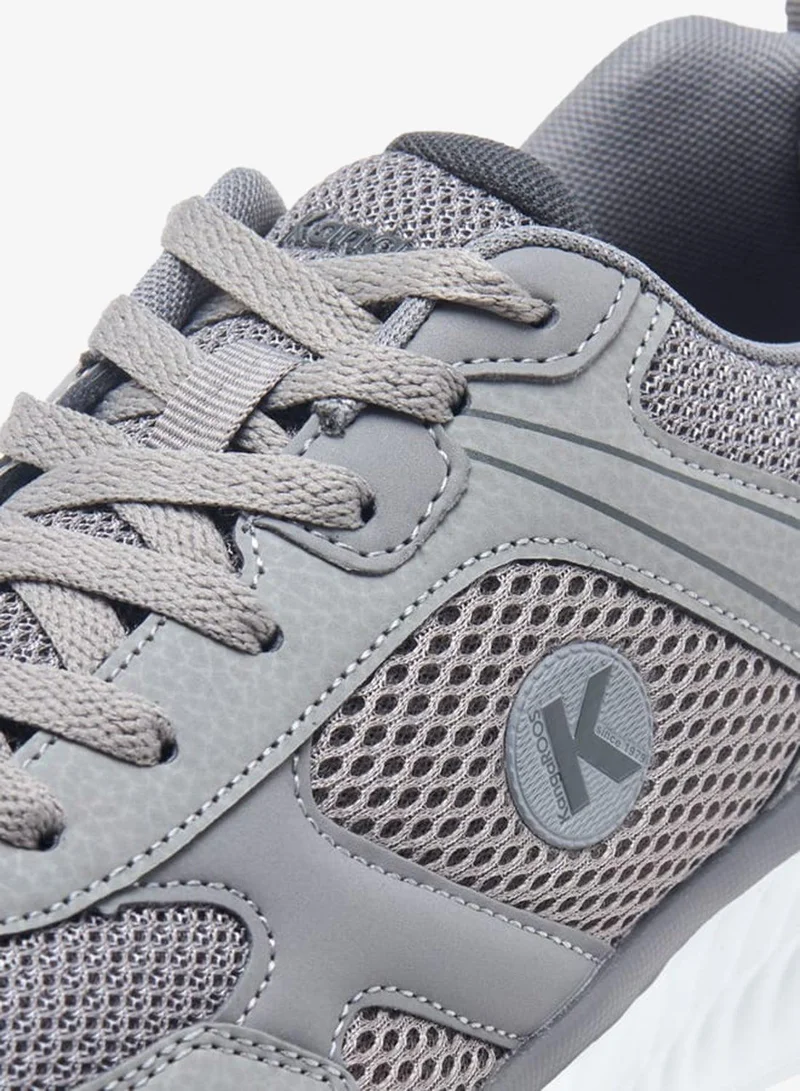 kangaROOS GREY Men's Logo Detail Sports Shoes with Lace-Up Closure for Men | Best Price UAE