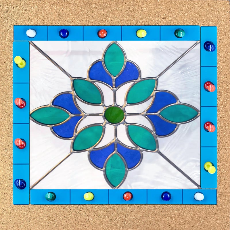 ARTKINGTO Layout Block System for Stained Glass Panels, Free to Bend, Easy for You to Layout of Straight Lines Or Any Degree Angles. 6 Pcs 12 Inch Heat Resistant Silicone - Image 3