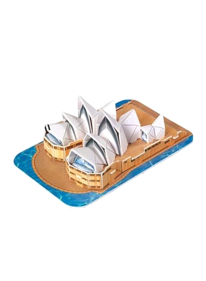 مجموعة لعبة أحجية تركيب صور ثلاثية الأبعاد بتصميم دار أوبرا سيدني من 30 قطعة - Image 1