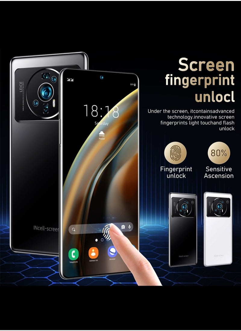 G16 Pro Smartphone 7.3 Inches, 5G, Dual SIM, 128GB, Android, Front and Rear Cameras, E-book, Gravity Sensor, Alarm Clock, GPS, Fingerprint Unlock, Face ID