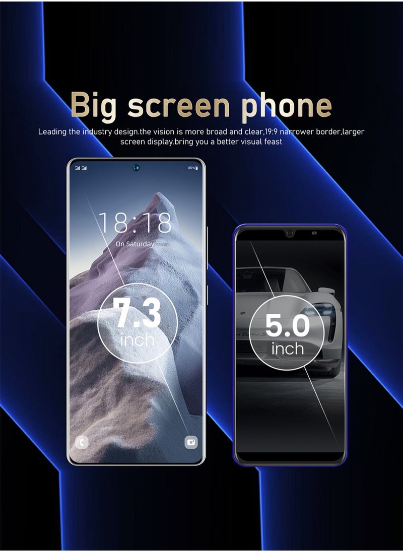 G16 Pro Smartphone 7.3 Inches, 5G, Dual SIM, 128GB, Android, Front and Rear Cameras, E-book, Gravity Sensor, Alarm Clock, GPS, Fingerprint Unlock, Face ID