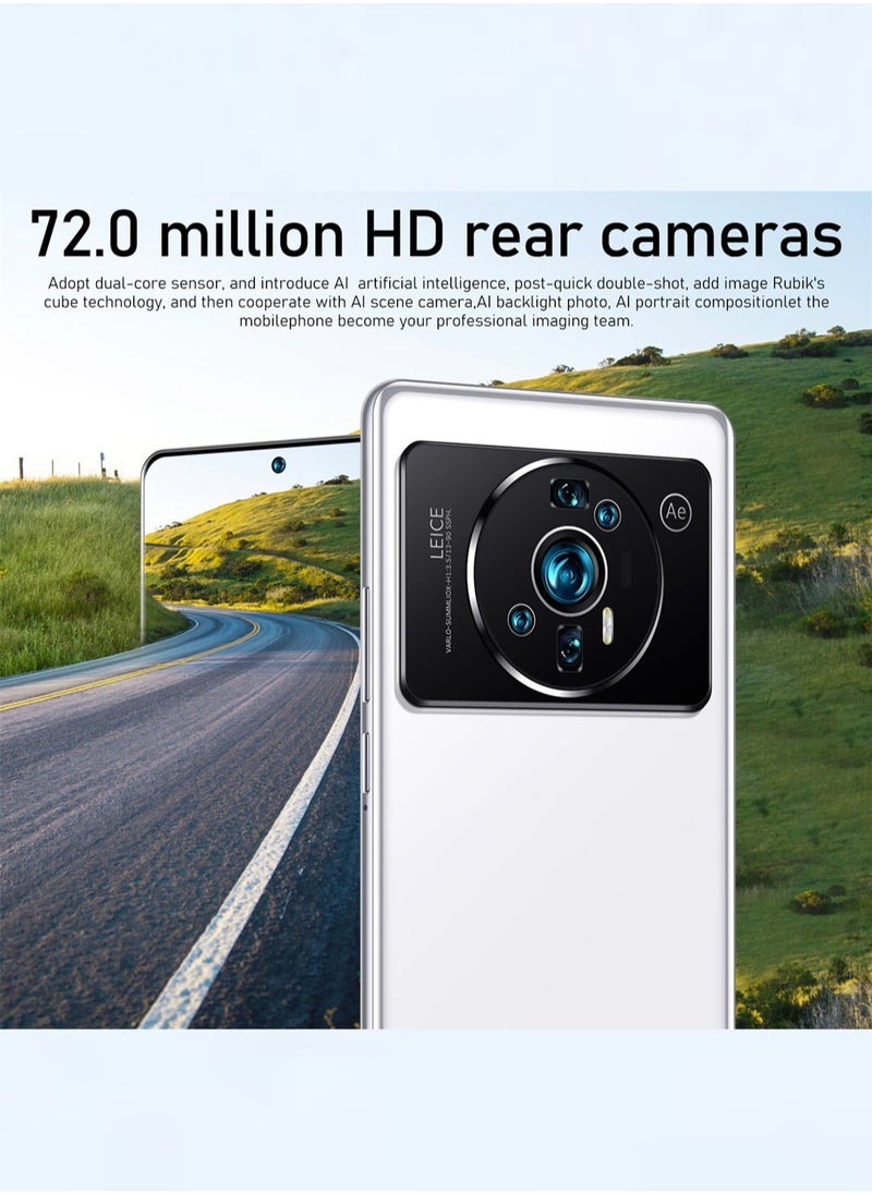 G16 Pro Smartphone 7.3 Inches, 5G, Dual SIM, 128GB, Android, Front and Rear Cameras, E-book, Gravity Sensor, Alarm Clock, GPS, Fingerprint Unlock, Face ID