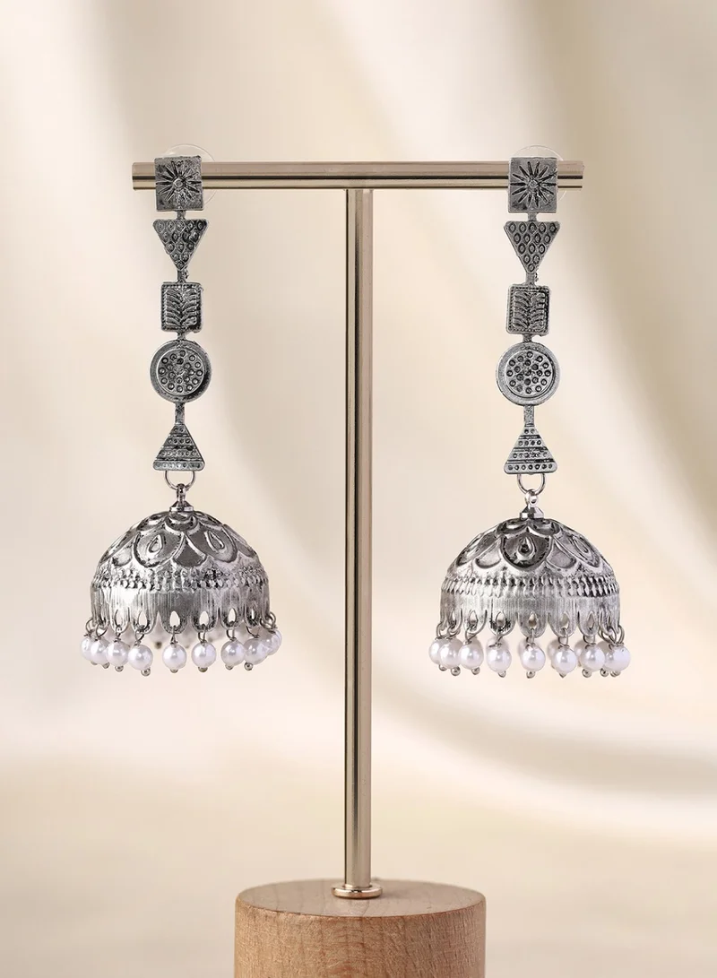 برياسي Plated Contemporary Jhumkas