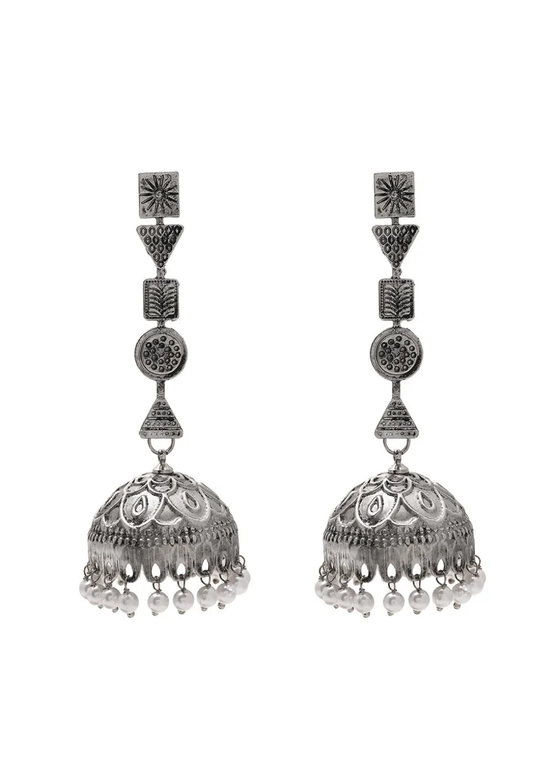 Priyaasi Plated Contemporary Jhumkas