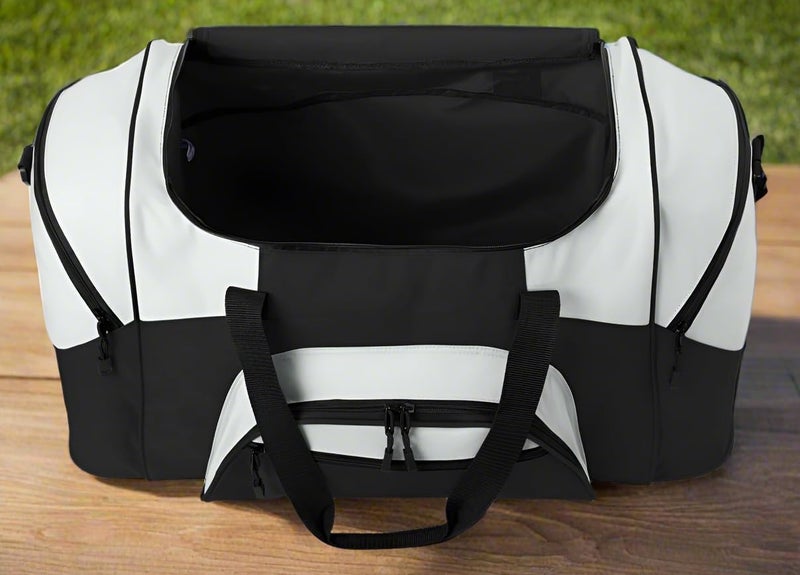 Broad Bay TCU Duffle Bag Texas Christian University Gym Bags or Travel Suitcase Duffel (Black) - Image 4