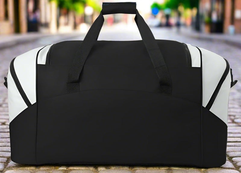 Broad Bay TCU Duffle Bag Texas Christian University Gym Bags or Travel Suitcase Duffel (Black) - Image 3