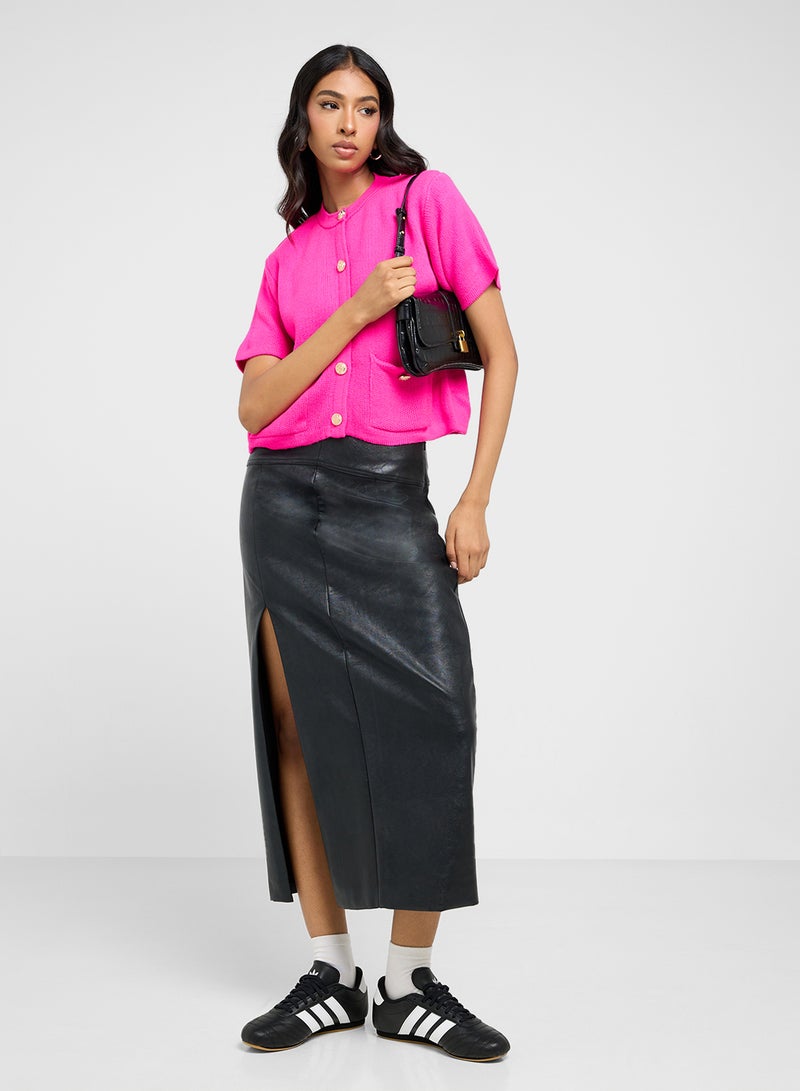 جينجر كنزة كلاسيكية بأزرار - Image 4