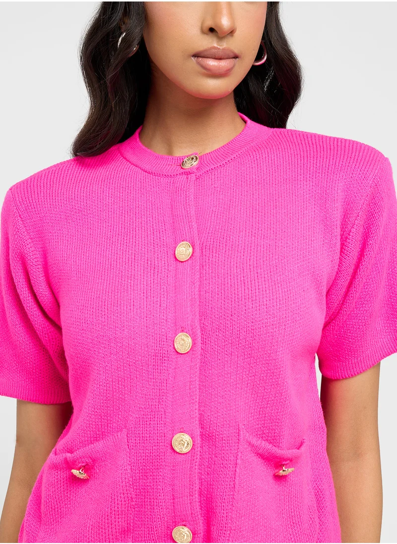 Ginger Classic Button Down Sweater