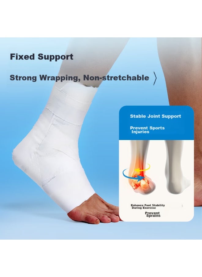 LP Lp White Adhesive Tape, Sports Kinesiology Tape, Serrated, Easy To Tear, Self-adhesive, For Joints, Muscles, Ankles, Calf, Arms, 38mm*13.7m  - Image 5
