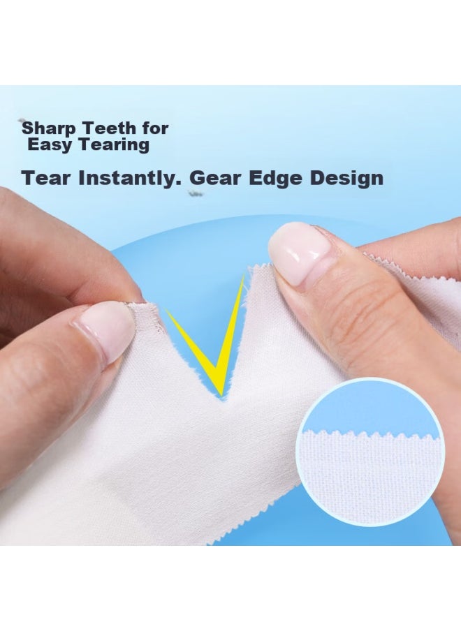 LP Lp White Adhesive Tape, Sports Kinesiology Tape, Serrated, Easy To Tear, Self-adhesive, For Joints, Muscles, Ankles, Calf, Arms, 38mm*13.7m  - Image 3