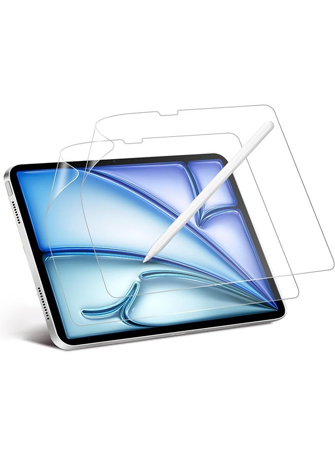 بشكل مختصر [عبوة من قطعتين] واقي شاشة بملمس الورق لأجهزة iPad Air مقاس 11 بوصة M4 2026/ M3 2025 / M2 2024، فيلم PET غير لامع مضاد للانعكاس، اكتب وارسم كما لو كنت على الورق - Image 1