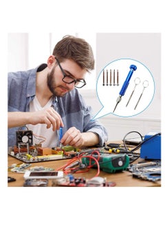 Excefore Precision Screwdriver Set, 5-in-1 Multifunctional Micro Screw Driver(torxT5/T6,+1.5,-2.0,star0.8) & 3-in-1 Mini Keychain for Watch,Phone, Eyeglasses, Electronics Repair  - Image 2
