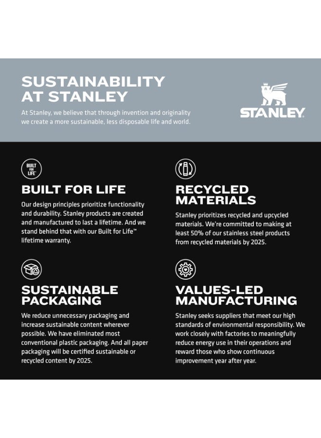 Stanley cup 40 oz Thermal Mug with Straw and Handle, 1200 ml Coffee Mug To Go, Double-Walled Stainless Steel Vacuum Insulated Mug with Lid, Portable Car Mug for Hot and Cold Drinks (Mint green) - Image 5