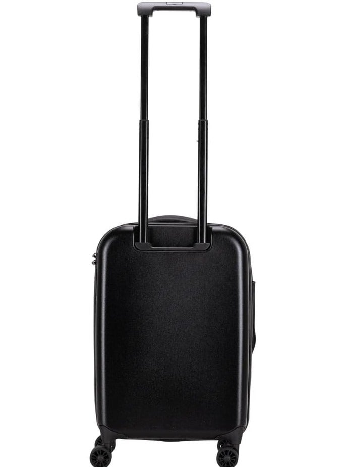 SANTHOME Foldable Cabin Trolley Bag by Santhome Hard case cabin bags for air travel Waterproof cabin luggage trolley bag small with TSA lock and spin wheels Matt Black - Image 4