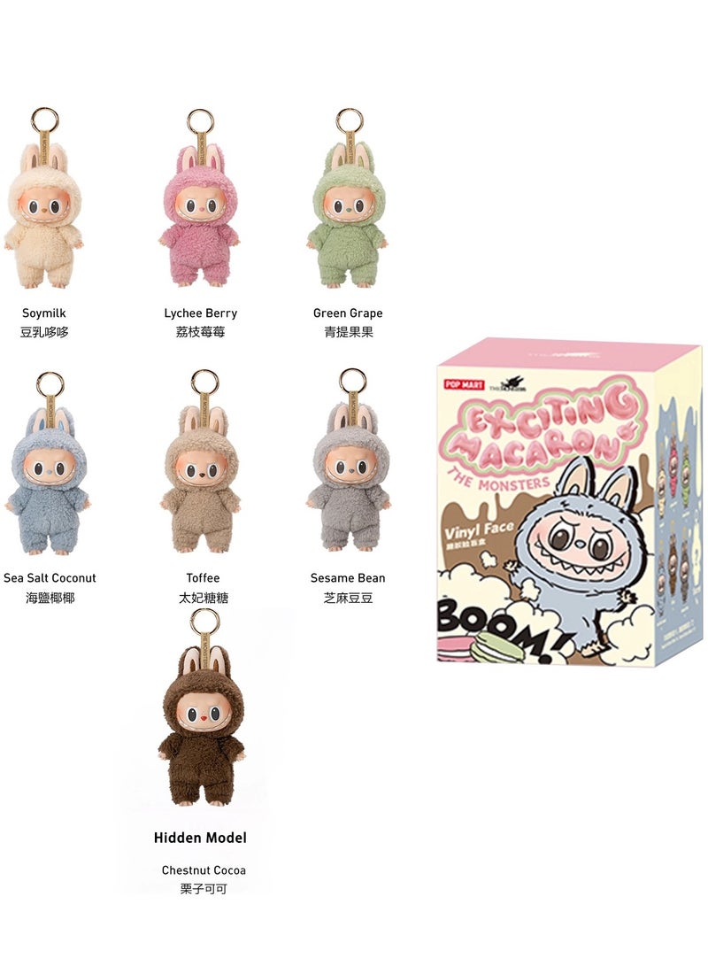 LABUBU The Monsters - Tasty Macarons Vinyl Face Blind Box, Random Design Action Figures Collectible Toys Home Decorations, Single Box - Image 1
